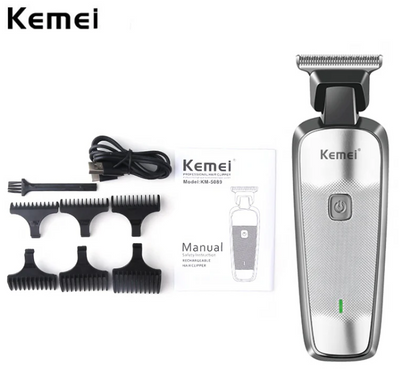 Kemei KM-5089 Men Cordless Barber Hair Trimmer